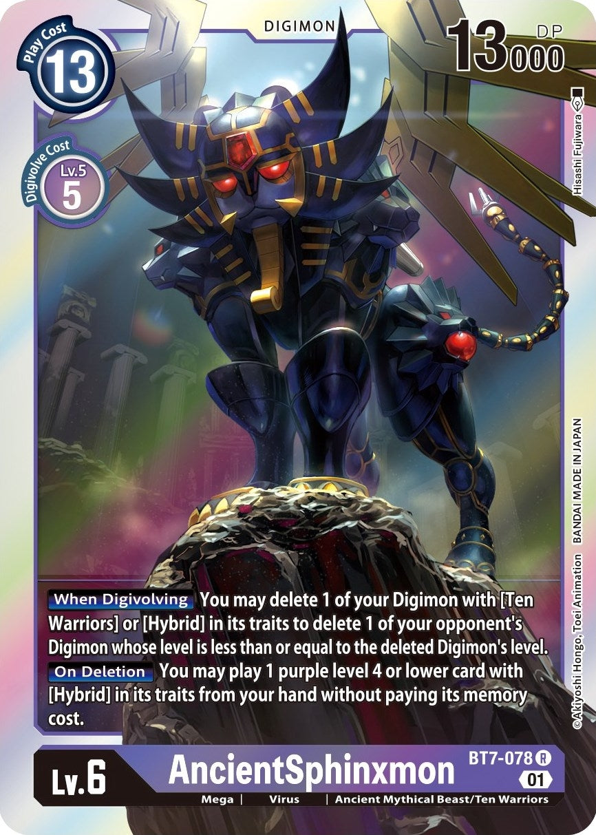 AncientSphinxmon (7078) [BT07] - Digimon Card Game Single