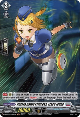 Aurora Battle Princess Trace Jeune (Holo) (428) [D-BT04] - Cardfight Vanguard Single