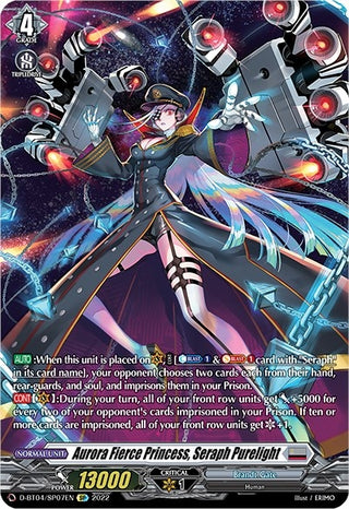 Aurora Fierce Princess Seraph Purelight (SP) (407) [D-BT04] - Cardfight Vanguard Single