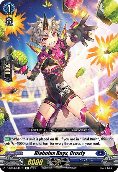 Diabolos Boys Crusty (4040) [D-BT04] - Cardfight Vanguard Single