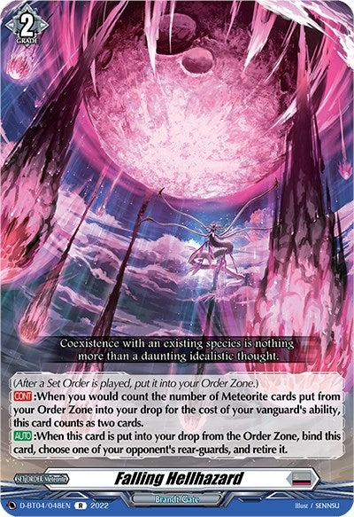 Falling Hellhazard (4048) [D-BT04] - Cardfight Vanguard Single