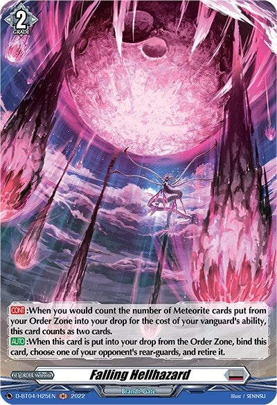 Falling Hellhazard (Holo) (425) [D-BT04] - Cardfight Vanguard Single
