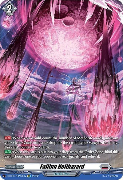 Falling Hellhazard (SP) (443) [D-BT04] - Cardfight Vanguard Single