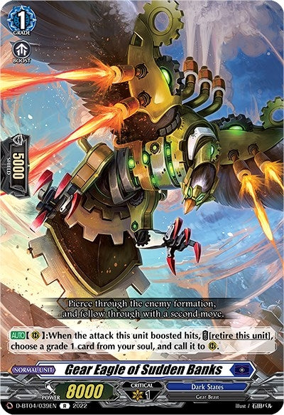Gear Eagle of Sudden Banks (4039) [D-BT04] - Cardfight Vanguard Single