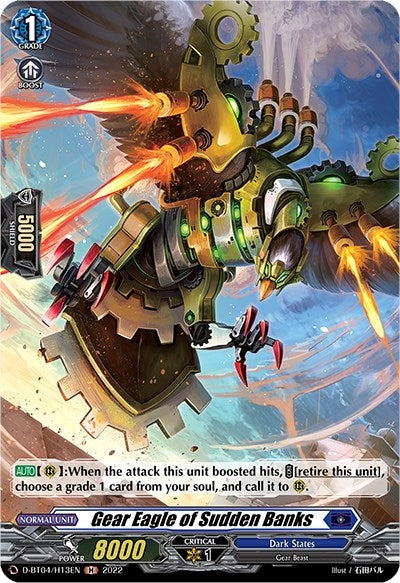 Gear Eagle of Sudden Banks (Holo) (413) [D-BT04] - Cardfight Vanguard Single