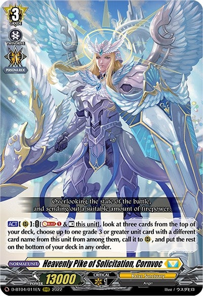 Heavenly Pike of Solicitation Cornvoc (4011) [D-BT04] - Cardfight Vanguard Single