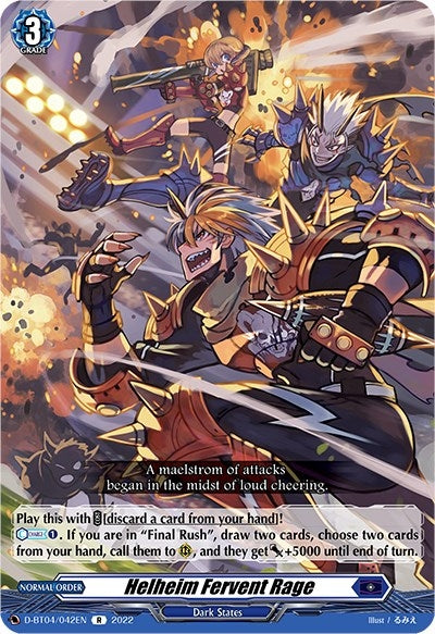 Helheim Fervent Rage (4042) [D-BT04] - Cardfight Vanguard Single