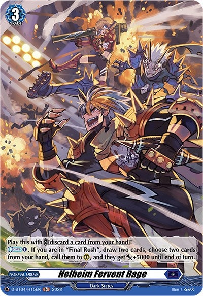 Helheim Fervent Rage (Holo) (415) [D-BT04] - Cardfight Vanguard Single