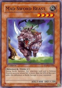 Mad Sword Beast (9004) (SD09) - YuGiOh Single