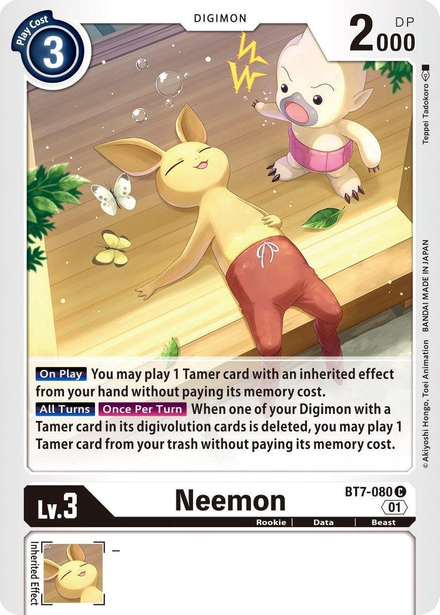 Neemon (7080) [BT07] - Digimon Card Game Single