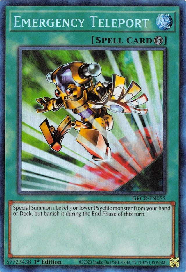 Emergency Teleport (CR) (55) (GRCR) - YuGiOh Single