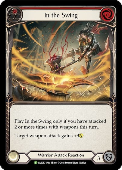 In the Swing (Red) (57) [PR] - Flesh and Blood TCG Single