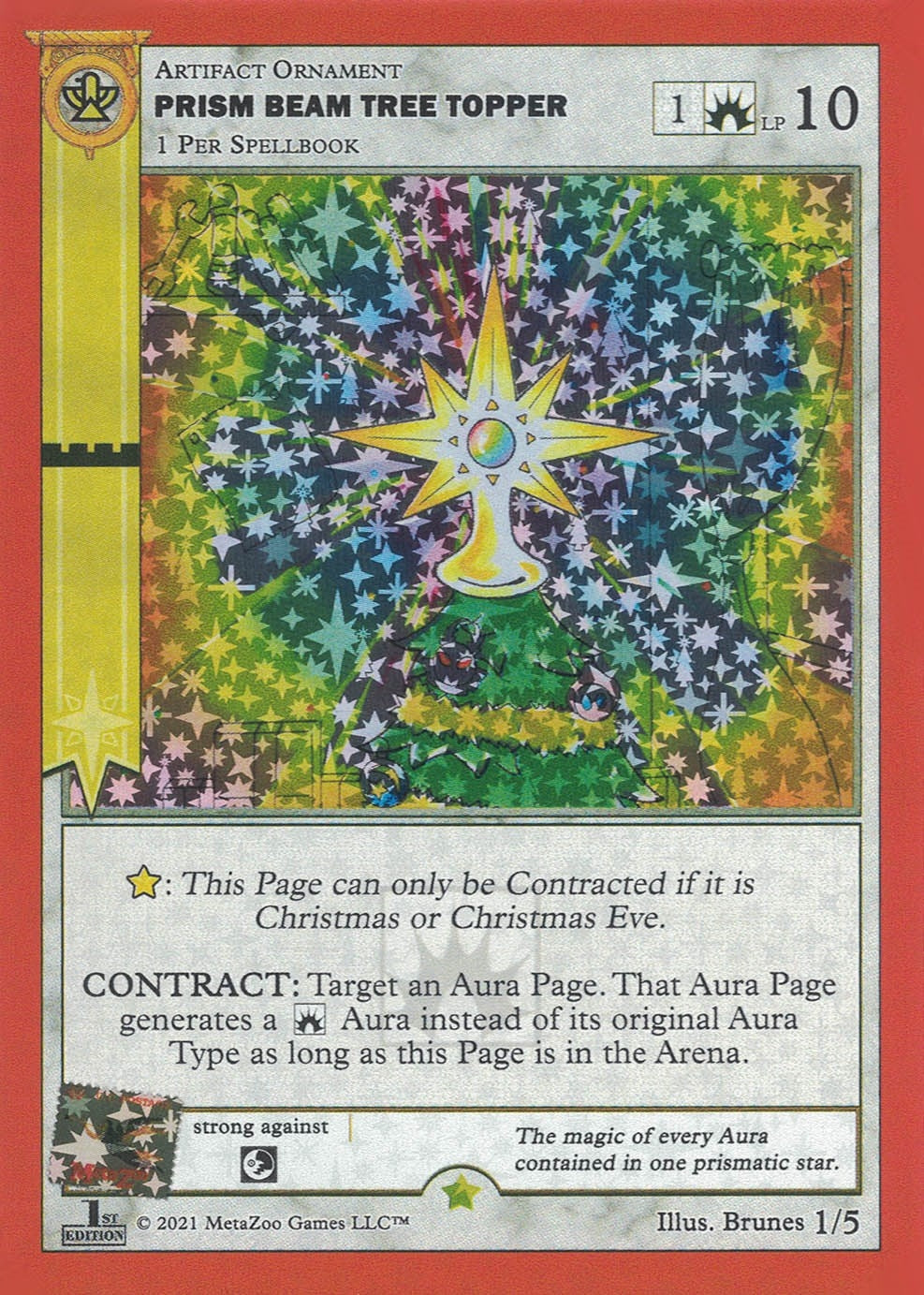 Prism Beam Tree Topper (First Edition) (1) (HOLIP) - MetaZoo Single