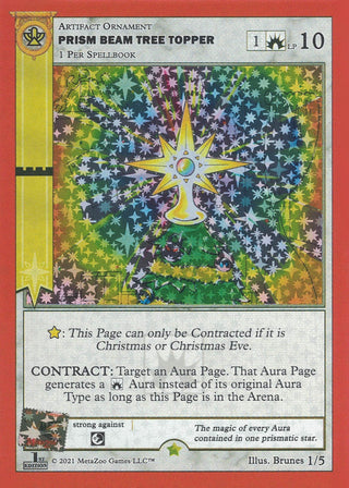 Prism Beam Tree Topper (First Edition) (1) (HOLIP) - MetaZoo Single