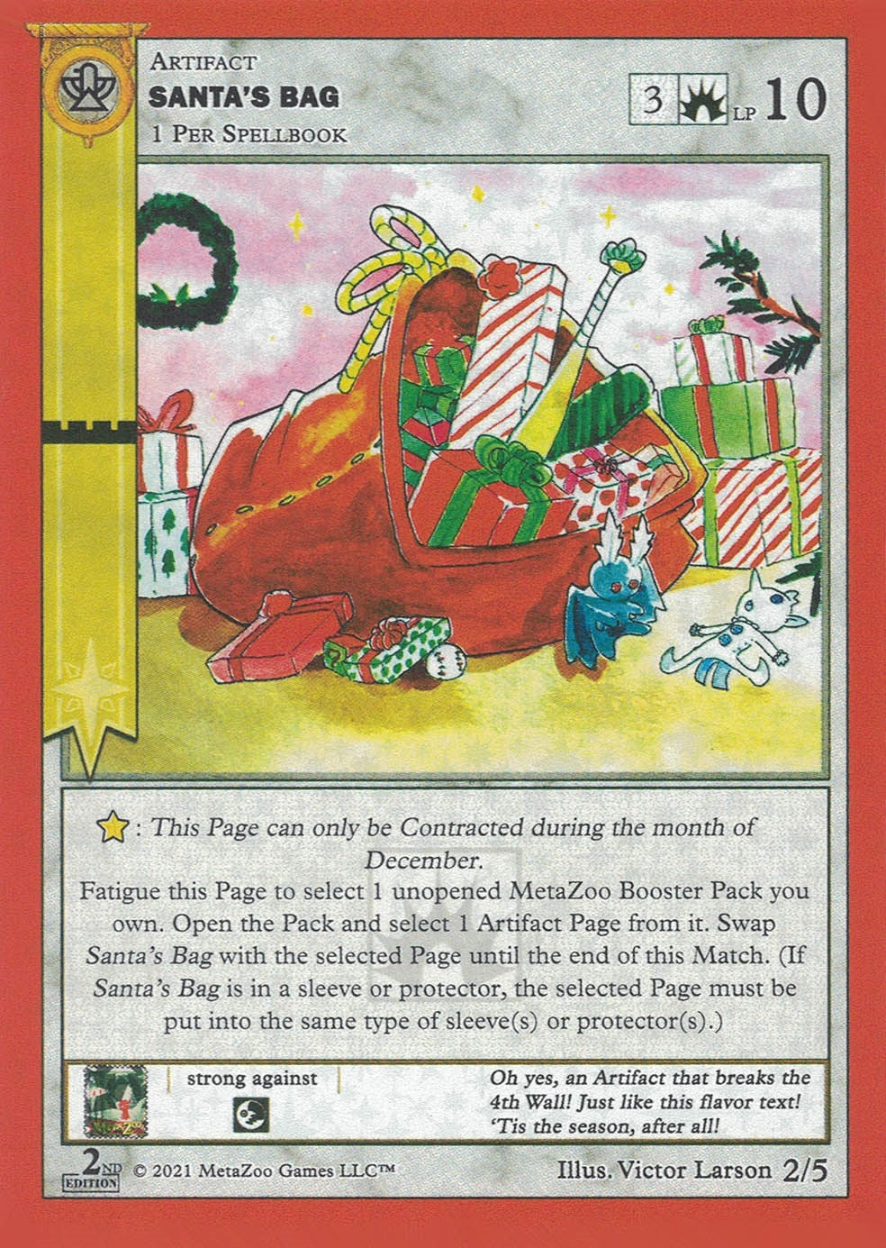 Santa’s Bag (Second Edition) (2) (HOLIP) - MetaZoo Single