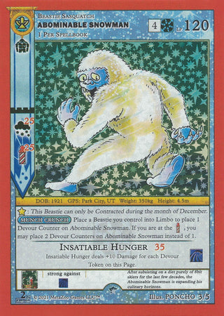 Abominable Snowman (Second Edition) (3) (HOLIP) - MetaZoo Single