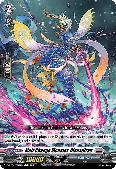 Melt Change Monster Alseadiran (4091) [D-BT04] - Cardfight Vanguard Single