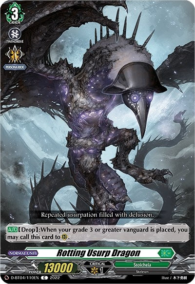 Rotting Usurp Dragon (4110) [D-BT04] - Cardfight Vanguard Single