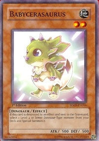 Babycerasaurus (9016) (SD09) - YuGiOh Single