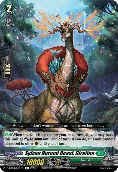 Sylvan Horned Beast Girafina (4055) [D-BT04] - Cardfight Vanguard Single