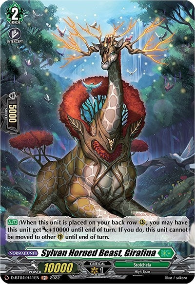 Sylvan Horned Beast Girafina (Holo) (441) [D-BT04] - Cardfight Vanguard Single