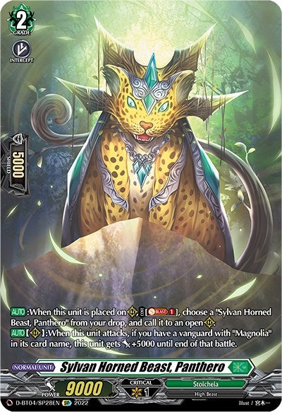 Sylvan Horned Beast Panthero (SP) (428) [D-BT04] - Cardfight Vanguard Single