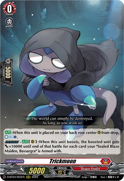 Trickmoon (4003) [D-BT04] - Cardfight Vanguard Single