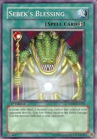 Sebek’s Blessing (9020) (SD09) - YuGiOh Single