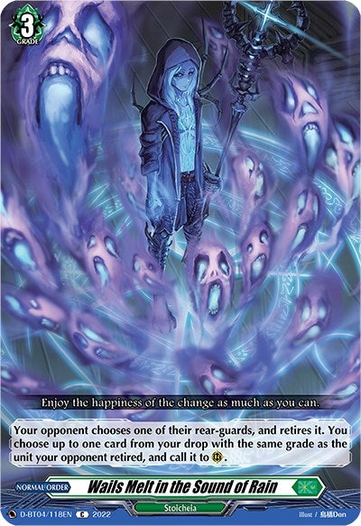 Wails Melt in the Sound of Rain (4118) [D-BT04] - Cardfight Vanguard Single