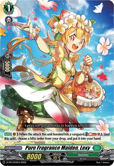 Pure Fragrance Maiden Lexy (50) [D-PR] - Cardfight Vanguard Single