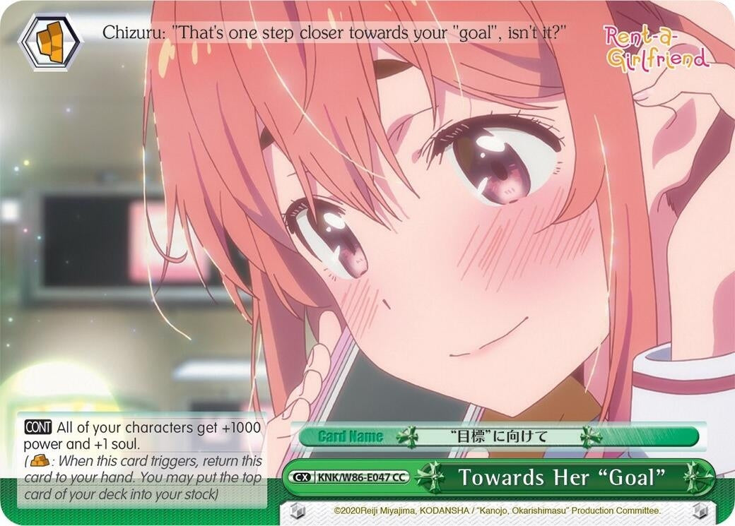 Towards Her ’Goal’ (86047) [KNK/W86] - Weiss Schwarz Single