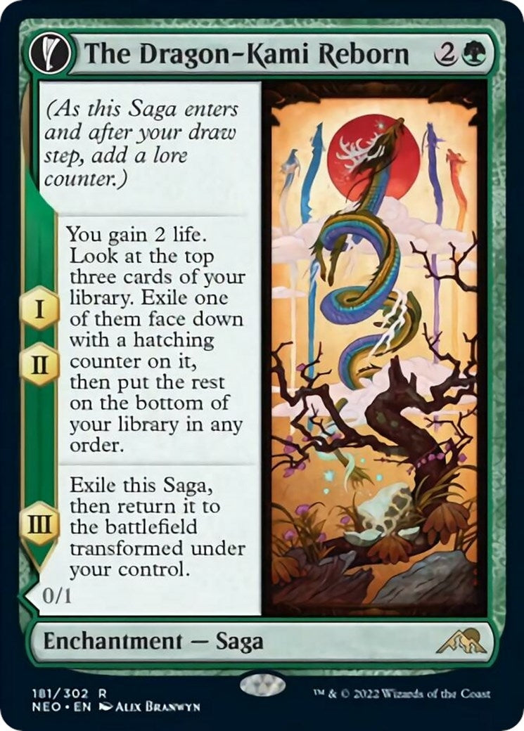 The Dragon-Kami Reborn (181) [NEO] - MTG Single