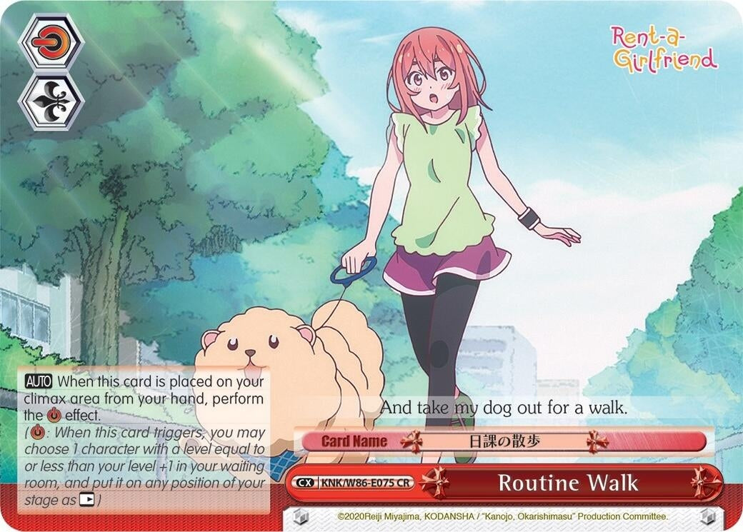 Routine Walk (86075) [KNK/W86] - Weiss Schwarz Single