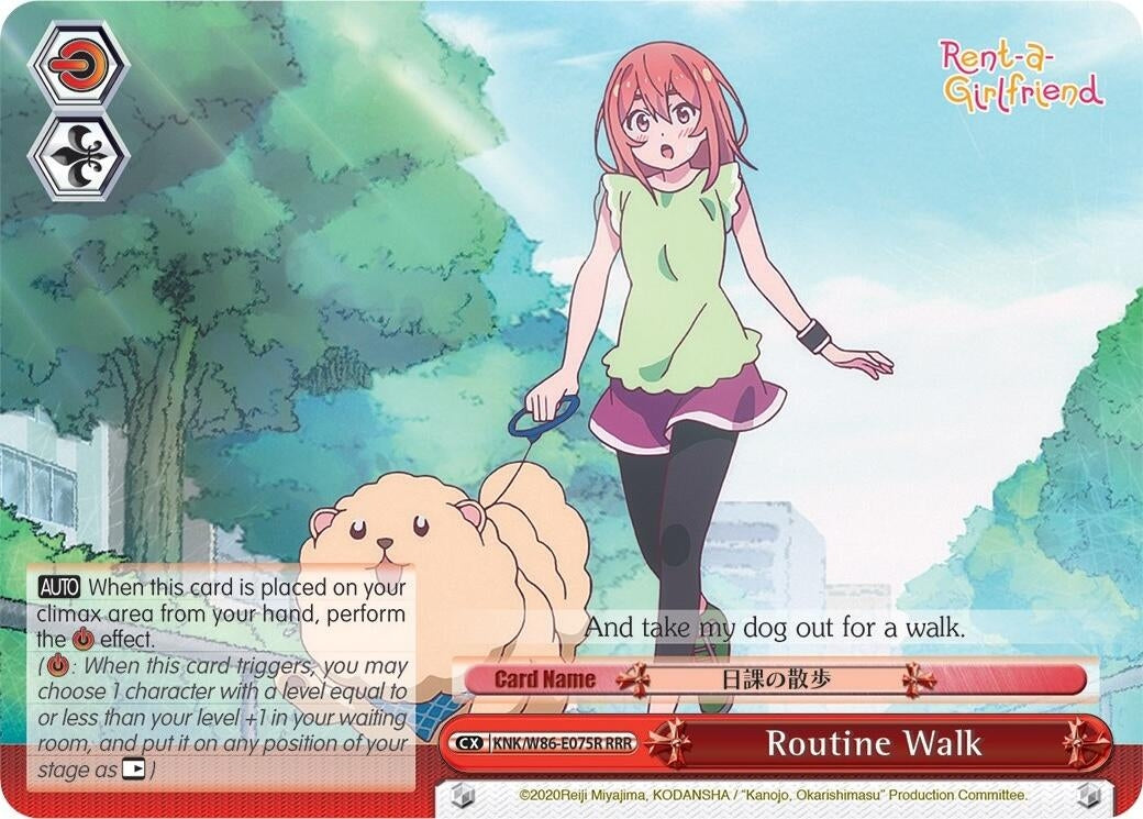 Routine Walk (RRR) (86075) [KNK/W86] - Weiss Schwarz Single