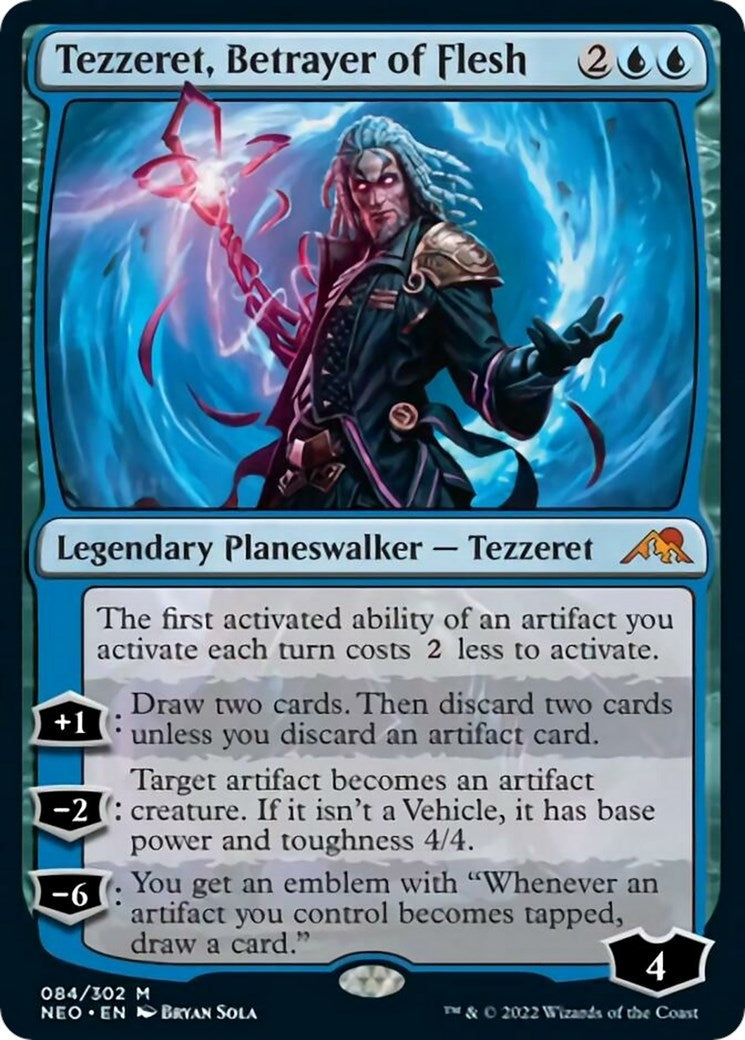 Tezzeret Betrayer of Flesh (84) [NEO] - MTG Single
