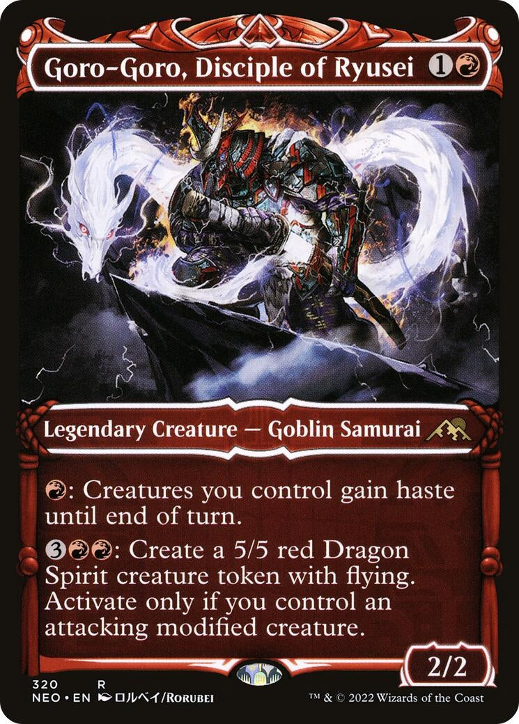 Goro-Goro Disciple of Ryusei (Showcase) (320) [NEO] - MTG Single