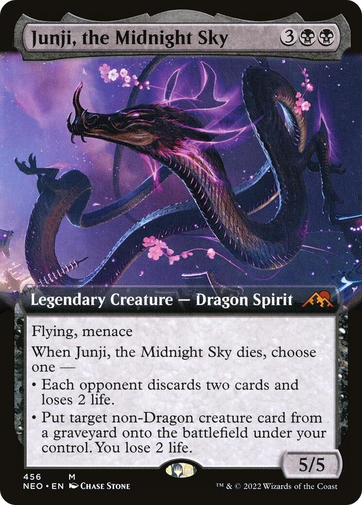 Junji the Midnight Sky (Extended Art) (456) [NEO] - MTG Single