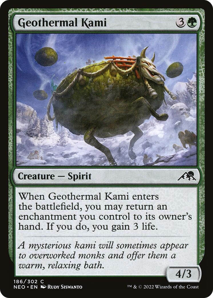 Geothermal Kami (186) [NEO] - MTG Single