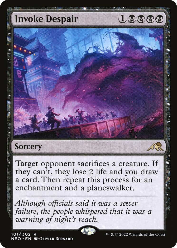 Invoke Despair (101) [NEO] - MTG Single