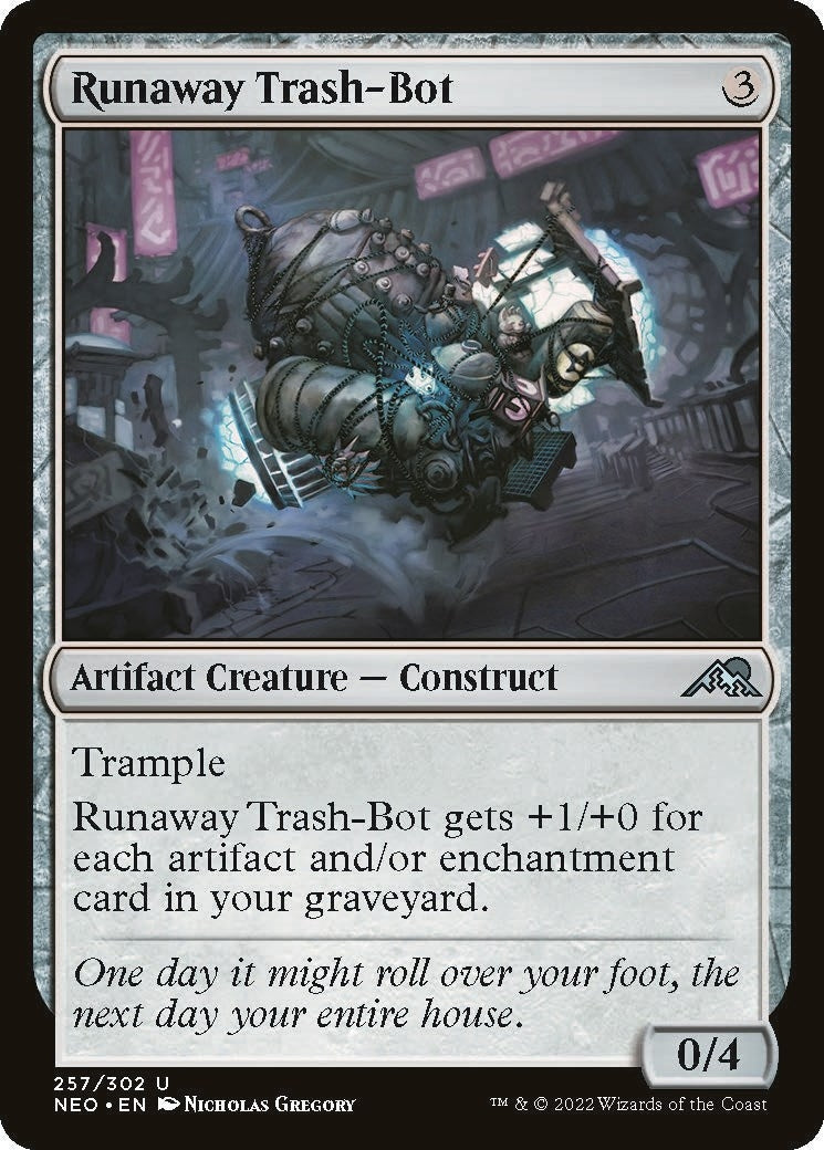 Runaway Trash-Bot (257) [NEO] - MTG Single