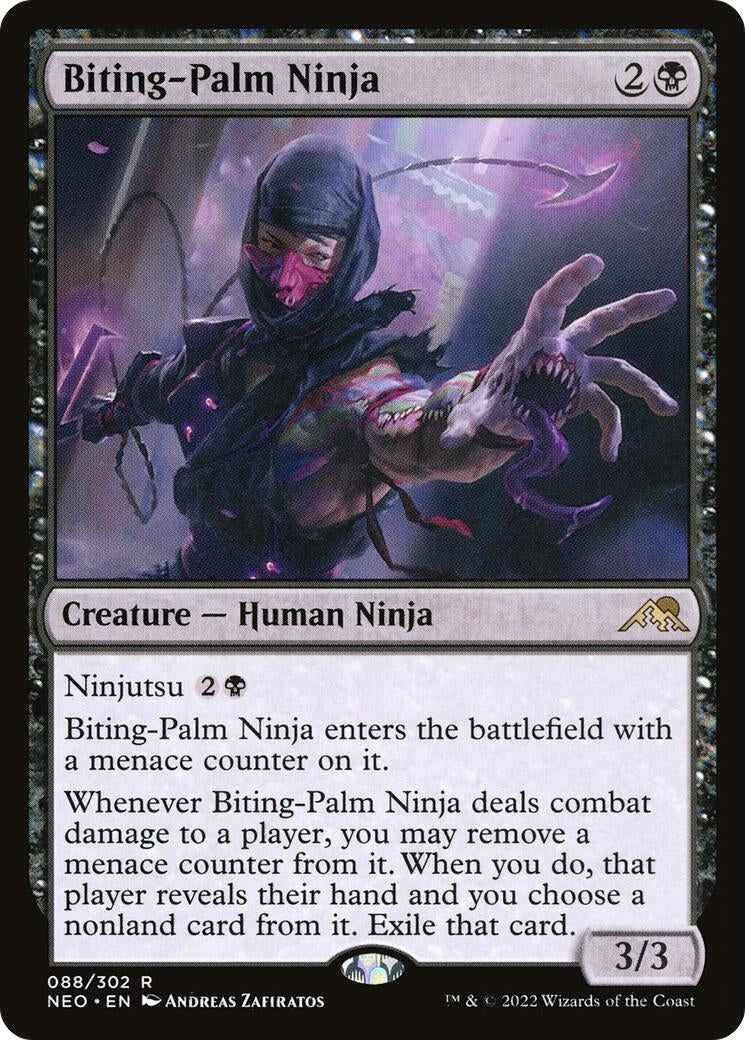 Biting-Palm Ninja (88) [NEO] - MTG Single