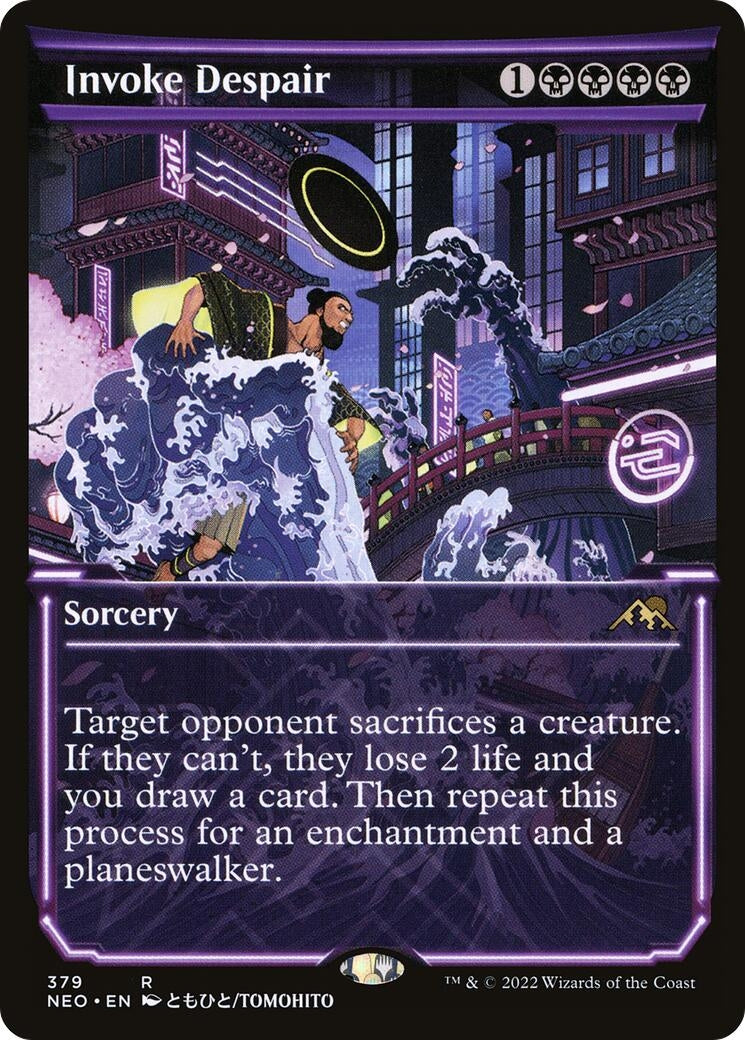 Invoke Despair (Showcase) (379) [NEO] - MTG Single