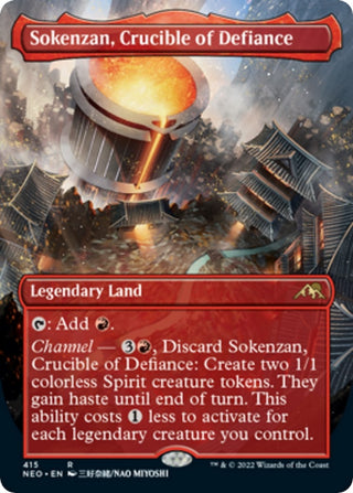 Sokenzan Crucible of Defiance (Borderless) (415) [NEO] - MTG Single