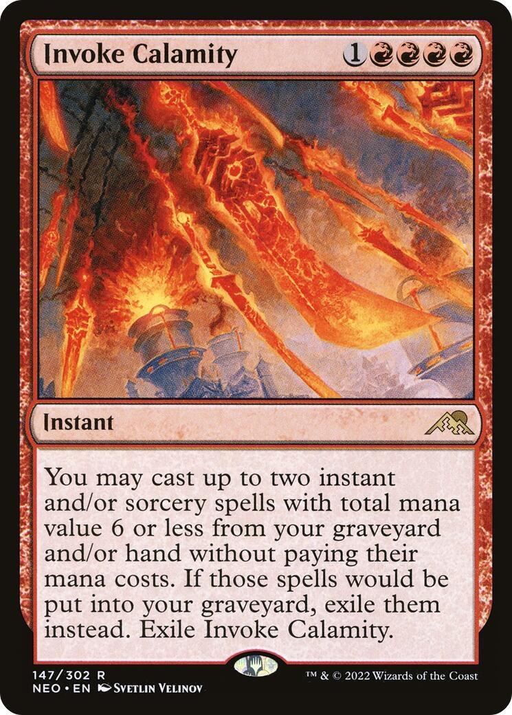 Invoke Calamity (147) [NEO] - MTG Single