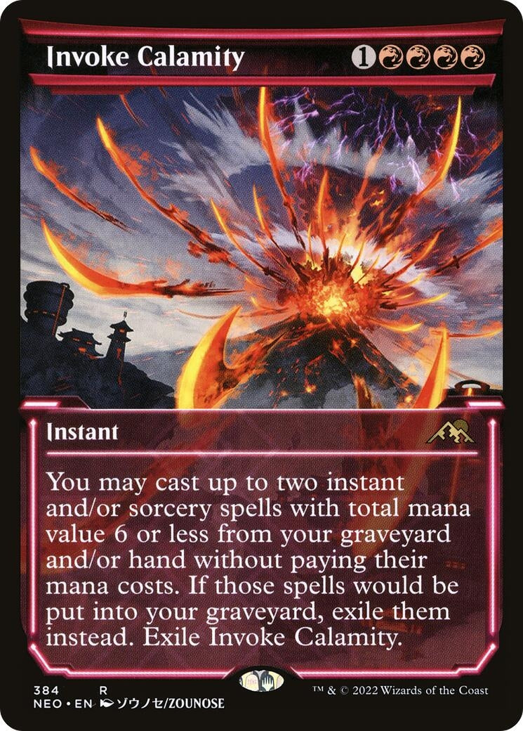 Invoke Calamity (Showcase) (384) [NEO] - MTG Single