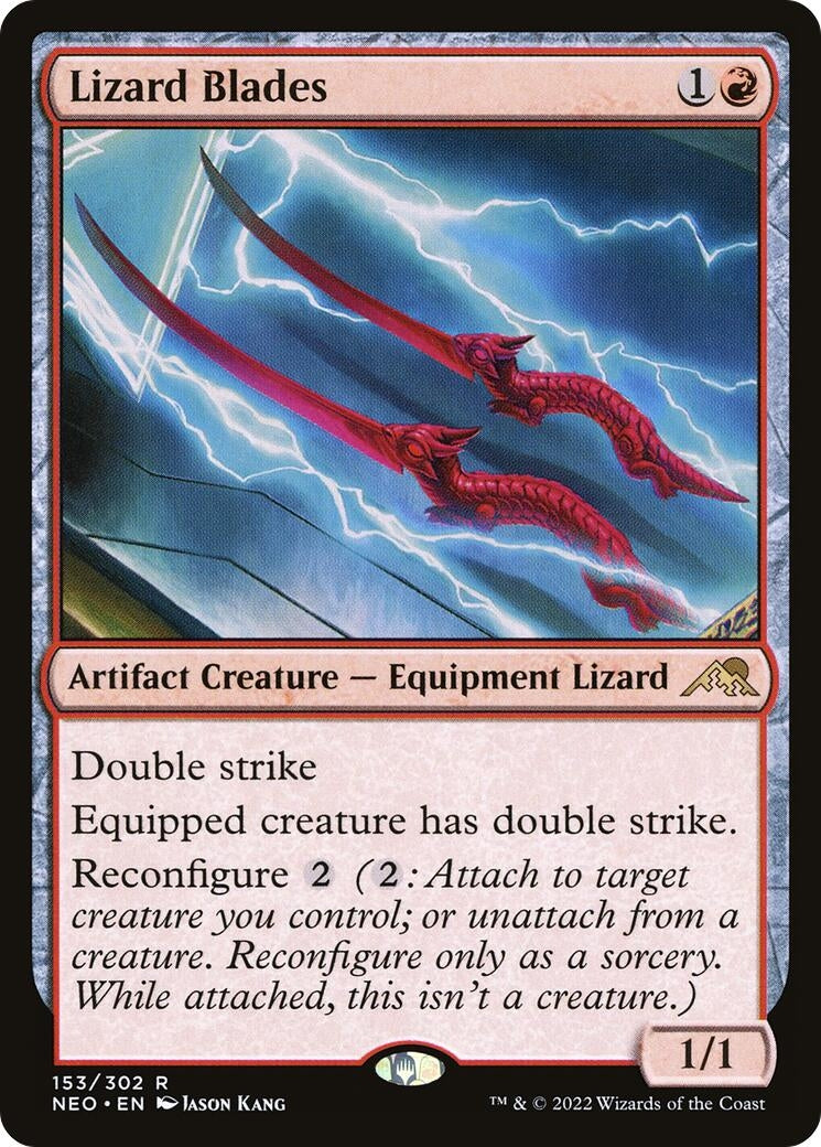 Lizard Blades (153) [NEO] - MTG Single
