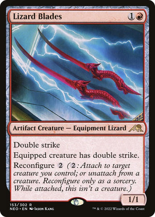 Lizard Blades (153) [NEO] - MTG Single