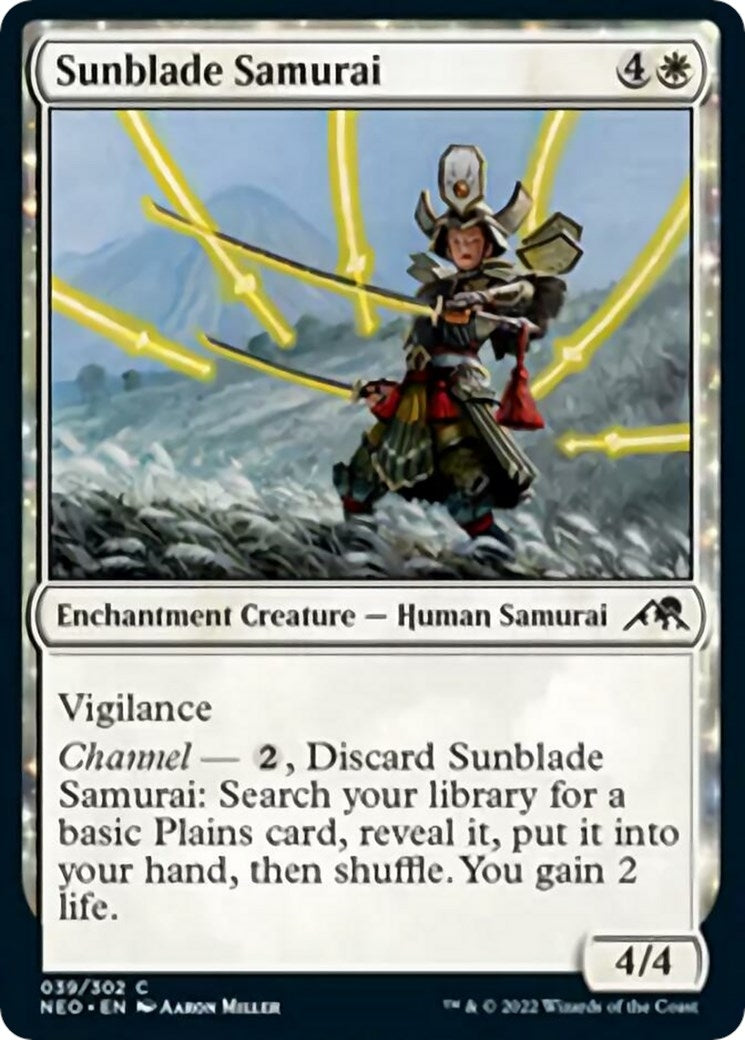 Sunblade Samurai (39) [NEO] - MTG Single