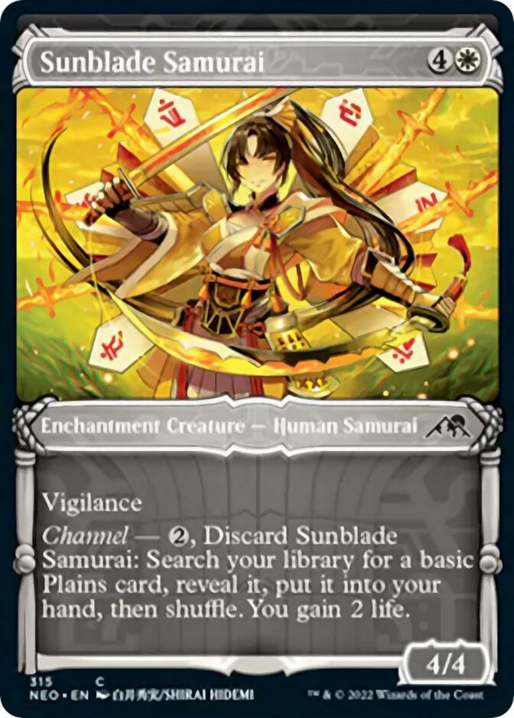 Sunblade Samurai (Showcase) (315) [NEO] - MTG Single