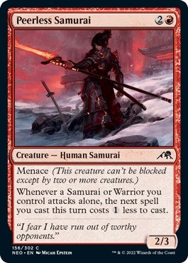 Peerless Samurai (156) [NEO] - MTG Single